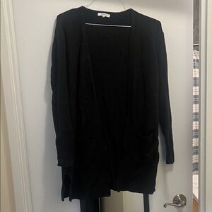 Madewell Classic Black Cardigan Sweater